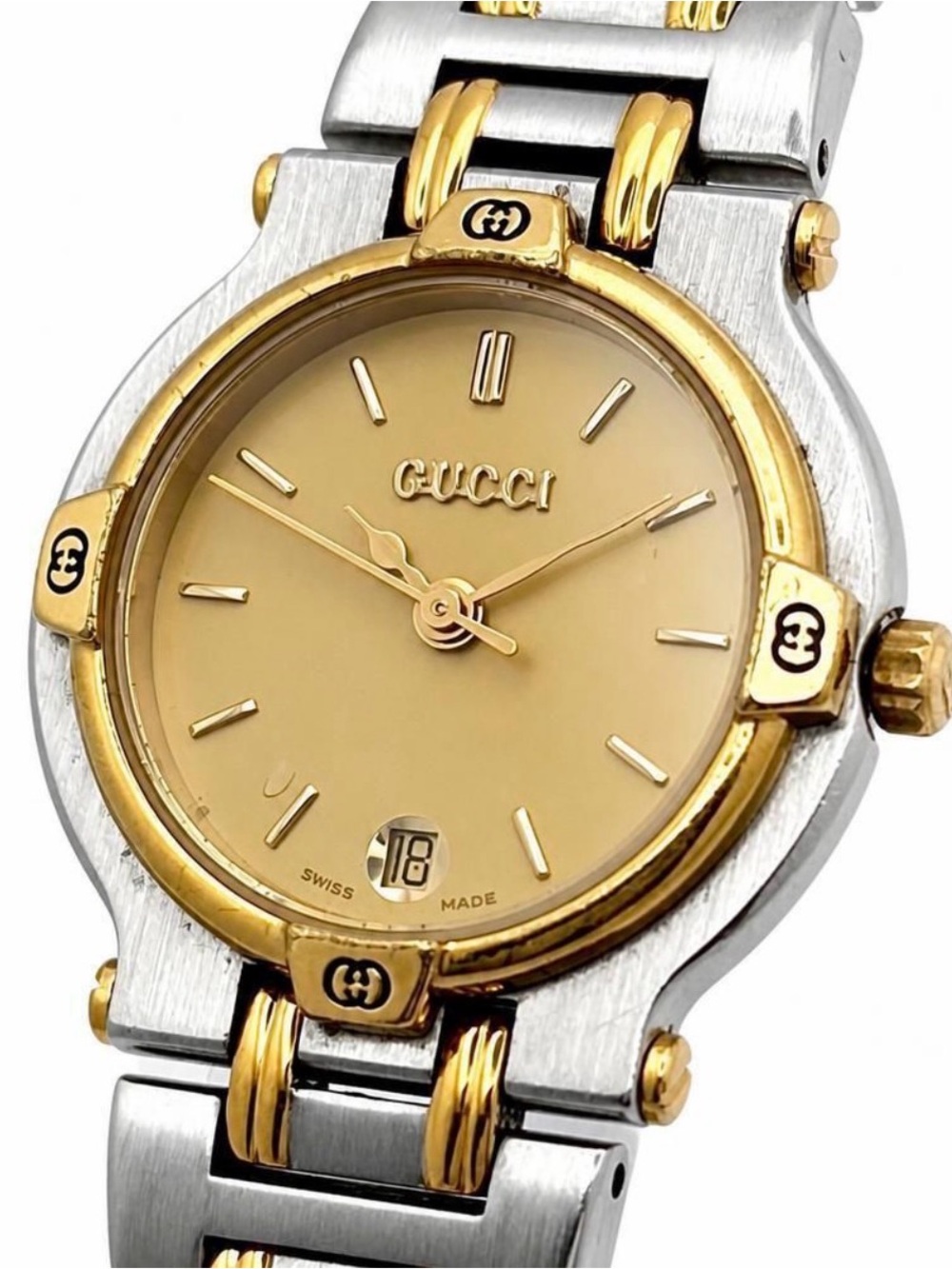 Life’s Gucci SALE💘 Gucci 9000L Vintage Two-Tone Ladies Watch $325